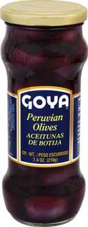 Goya Peruvian Style Aceituna De Botija Olive, 7.4 Ounce -- 12 per case
