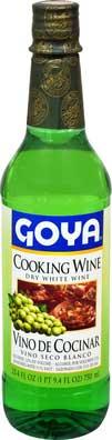 Goya White Cooking Wine, 25.4 Ounce -- 12 per case.