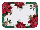 Hoffmaster Paper Traditional Poinsettia Linen Emboss Traymat, 13.625 x 18.75 inch -- 1000 per case.