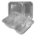 Durable Packaging Aluminum Hamburger Tray -- 1000 per case