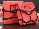 American Metalcraft Heavy Nylon Red with Black Deluxe Pizza Delivery Bag, 18 x 18 x 5 inch -- 10 per case