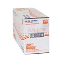 ZipGards Clear Disposable Reclosable Freezer Zipper Bag, 10.5 x 10.5 inch -- 200 per case.