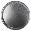 Durable Packaging Disposable Aluminum Round Flat Catering Tray, 12 inch -- 50 per case