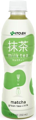 Ito En Matcha and Milk Green Tea, 11.8 Fluid Ounce -- 12 per case.