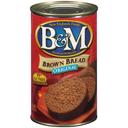 B and M Original Plain Brown Bread, 16 Ounce -- 12 per case