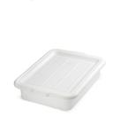 Tablecraft High Density Polyethylene White Freezer Box, 5 inch -- 12 per case
