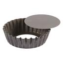Gobel Non Stick Round Fluted Cake Mold with Removable Bottom, 5.1 inch Dia x 1.6 inch Height Cavity