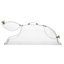 Cal-Mil Classic Clear Dome Display Cover with Double End Opening and Doors, 12 x 20 x 7 1/2 inch