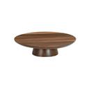 Cal-Mil Sydney Walnut Cake Pedestal, 12 inch Dia. x 3 inch Height