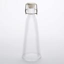 American Metalcraft Clear Hinged Acrylic Water Bottle with Gasket, 34 Ounce
