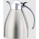 Service Ideas Marquette Series 18/8 Stainless Steel Brushed with Polished Accents Finish Vacuum Insulated Carafe with Flip Top Lid, 0.6 Liter Capacity