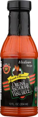 Anchor Bar Original Medium Buffalo Wing Sauce, 12 Ounce -- 6 per case