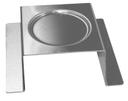 Rosseto Square Stainless Steel Burner Stand, 7 x 7 x 2 inch