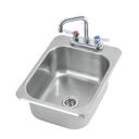 Krowne One Compartment Drop-In Sink, 13 x 17.5 inch