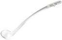 Winco Curv Clear Polycarbonate 13 inch One Piece Dual Spout Ladle, 1 Ounce Capacity -- 144 per case