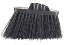 Winco Heavy Duty Unflagged Black Bristles Angle Broom Head Only -- 12 per case