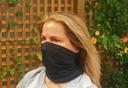 Safe Plus Face Small Black Neck Face Safe Gaiter,  7.5 x 7.5 x 11 inch