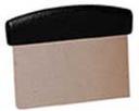 American Metalcraft Dough Cutter and Scraper with Plastic Handle, 4.5 x 6 inch