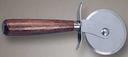 American Metalcraft Wood Handle Pizza Cutter, 2 1/2 inch Dia