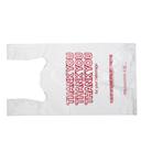 Prime Source White Red 12 Mic Thank You T-Sack, 11.5 x 6.5 x 21 inch -- 1000 per case