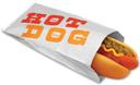 Bagcraft Corporation Silver Paper Laminated Foil Hot Dog Bag, 8.5 x 3.5 x 6.75 inch -- 1000 per case