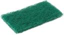 ACS Industries Scrubble Medium Green Nylon Scouring Pad, 6 x 9 inch -- 60 per case