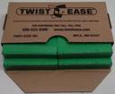 Twist Ease Green Twist Tie, 4 inch Length -- 4800 per case