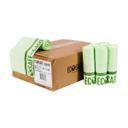 EcoSafe Green 0.6 Mil Low Density Compostable Can Liner, 24 × 32 inch -- 288 per case.