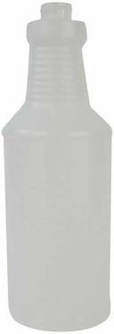 Bunzl Plastic Clear Neck Center Bottle, 32 Ounce