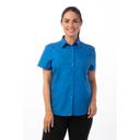Chef Works Blue Extra Small Slim Fit Universal Shirt for Women