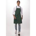 Chef Works Hunter Green Butcher Apron, 34 inch Long x 24 inch Wide