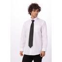 Chef Works Black Solid Dress Tie for Unisex