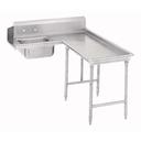 Standard G70 Series Stainless Steel Soil Island 8 Feet Dishtable Left.