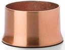 Hollowick Satin Copper Cocktail II Base, 2 x 3.63 x 3.63 inch