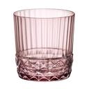 America 20's 12.75 Ounce Lilac Rose Double Old Fashion Glass, 36 count
