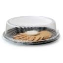 Flairware 10 x 2.5 inch PETE Clear Dome Lid Only