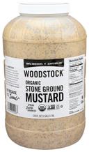 Woodstock Farms Organic Stoneground Mustard, 1 Gallon -- 4 per case.