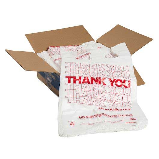 Royal 12 Mic Thank You Bag, 11.5 x 6.5 inch -- 1000 per case