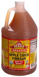 Bragg Raw and Unfiltered Apple Cider Vinegar, 1 Gallon Fluid Ounce -- 4 per case