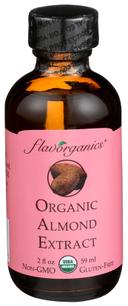 Flavorganics Organic Almond Extract, 2 Ounce