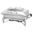 Walco Idol Stainless Rectangle Chafer Kit, 8 Quart