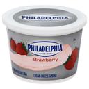 Kraft Philadelphia Strawberry Cream Cheese - Tub, 3 Pound -- 6 per case.