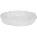 Paterson Round White Fluted Wax Cake Liner, 250 count - 4 per case