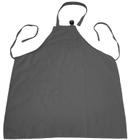 Intedge Grey Poly/Cotton Adjustable D Ring Apron with 2 Pockets