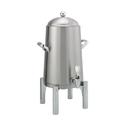 Service Ideas Flame Free Thermo Urn Round Brushed Stainless Vacuum Insulated Urn, 3 Gallon Capacity