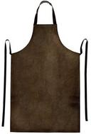 Winco Vinyl Brown Heavyweight Dishwashing Apron, 27.5 x 40 inch -- 60 per case