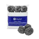 KingSeal Individually Wrapped Stainless Steel Scrubber -- 72 per case.