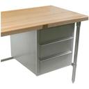 John Boos Stainless Steel 3 Tier Drawer for Work Table, 21 x 19 1/2 x 24 inch.