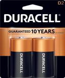 Duracell D Size Coppertop Duracell Battery, 1.5 Volt -- 96 per case.