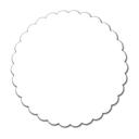 Lapaco White Round Coaster, 4 inch -- 5000 per case.